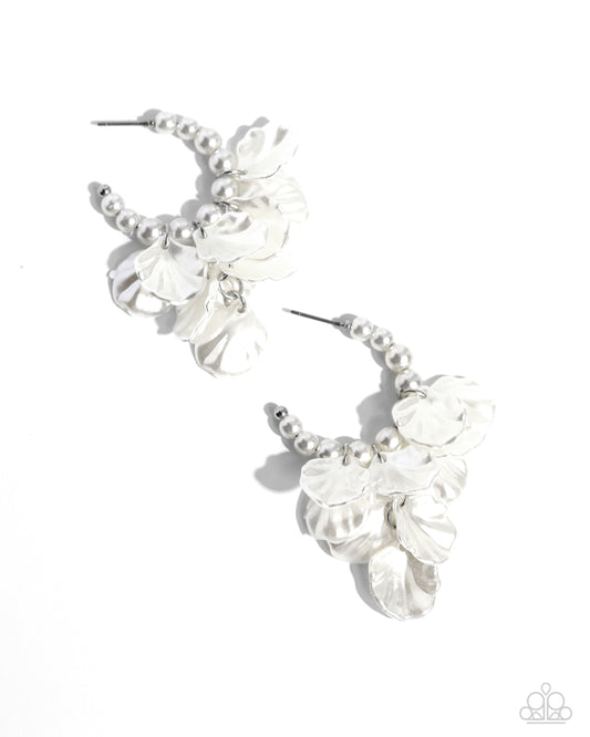 Paparazzi Accessories Frilly Feature - White