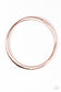 Paparazzi Accessories Awesomely Asymmetrical - Rose Gold