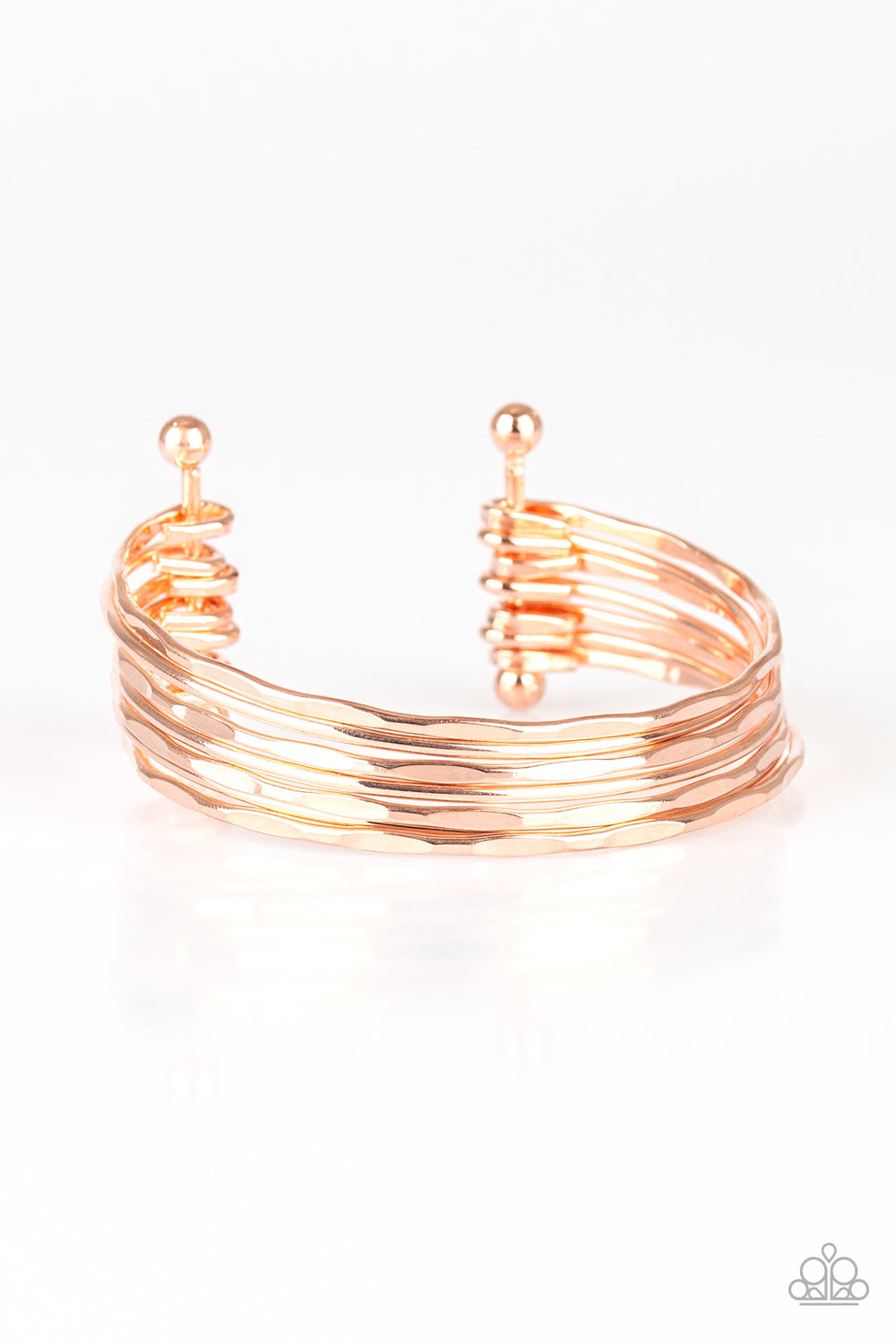 Paparazzi Accessories Timelessly Textured - Rose Gold