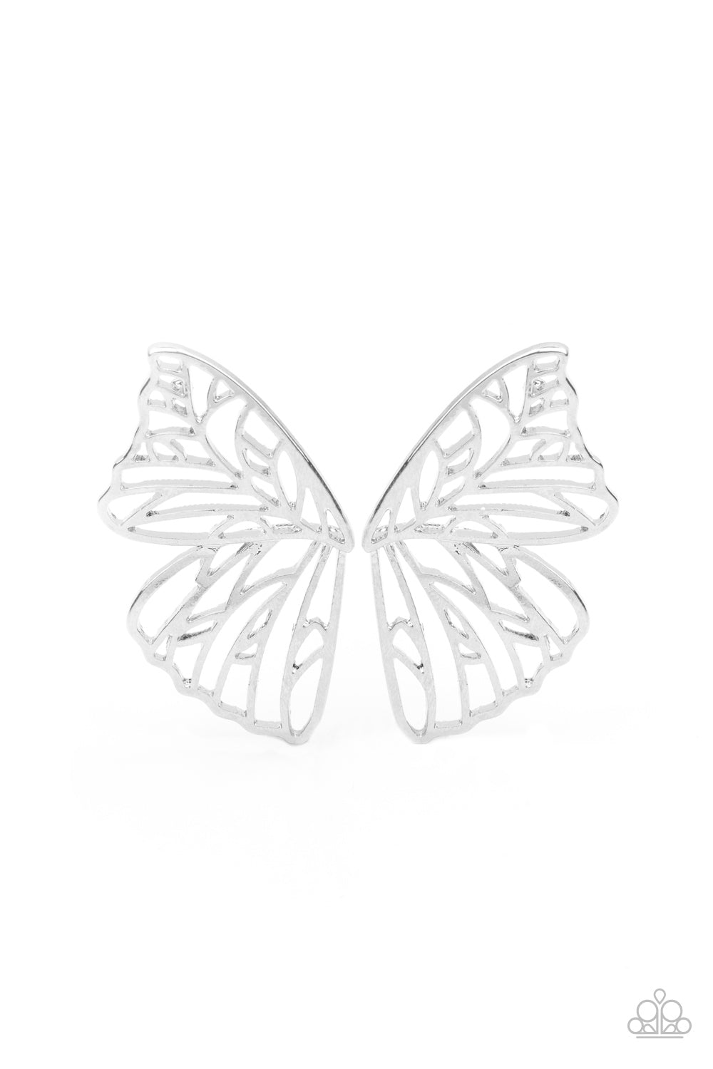 Paparazzi Accessories Butterfly Frills - Silver