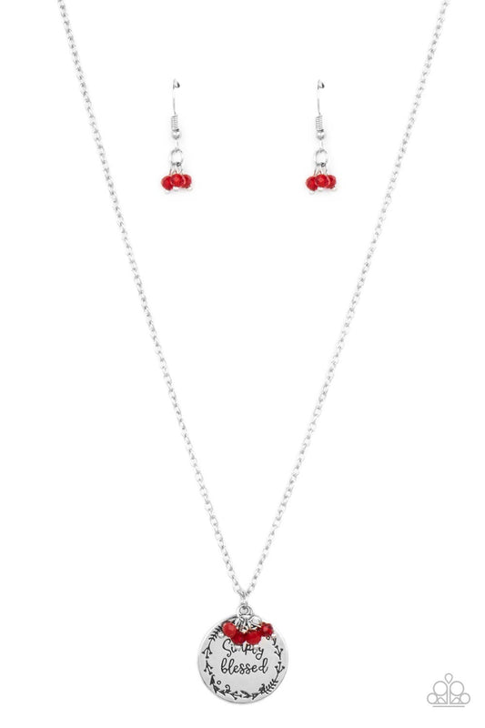 Paparazzi Accessories Simple Blessings - Red