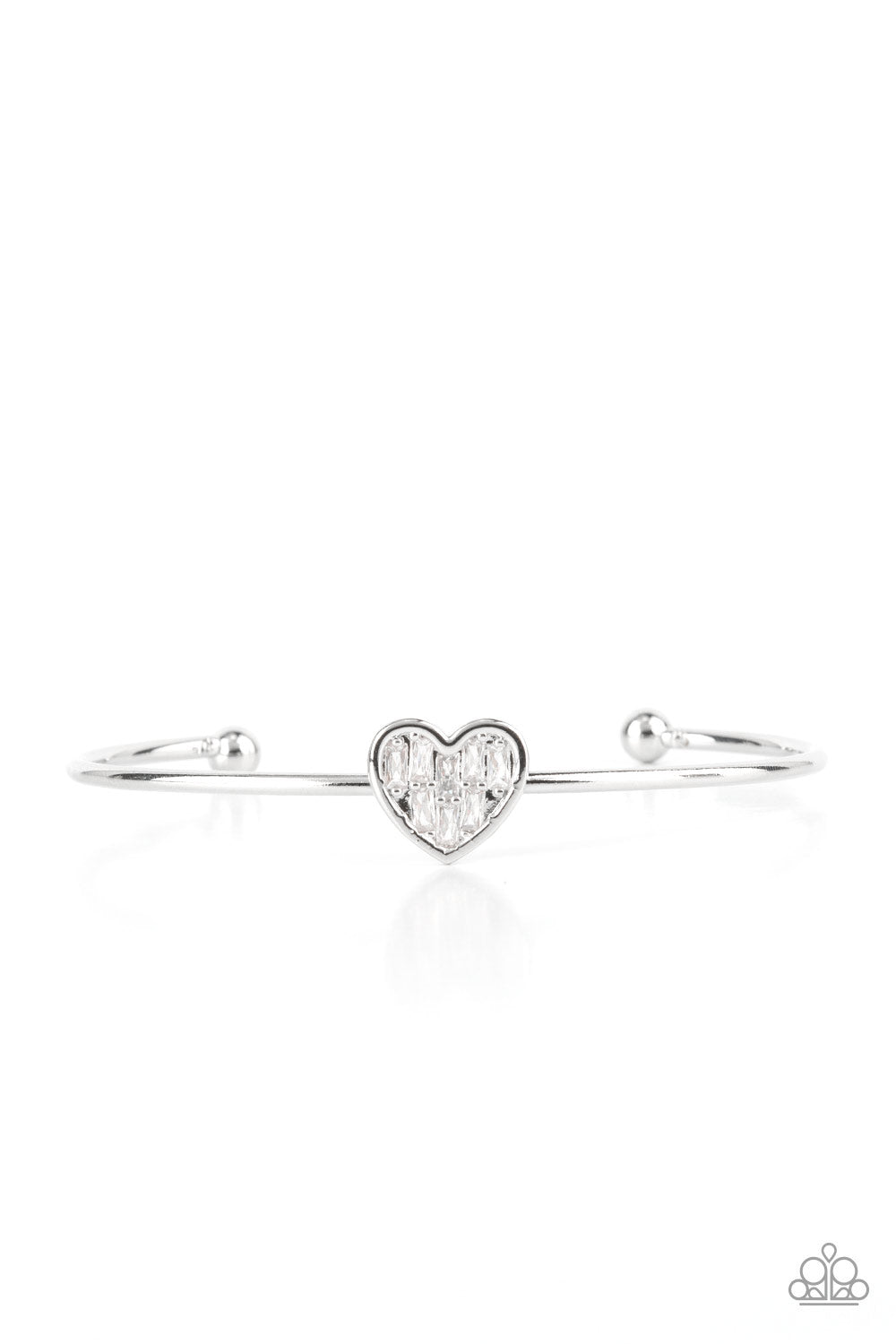 Paparazzi Accessories Heart of Ice - White