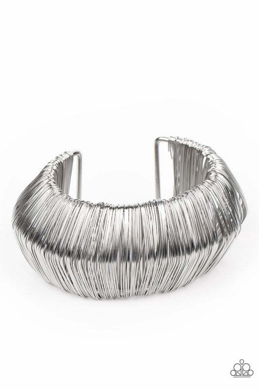 Paparazzi Accessories Wild About Wire - Silver