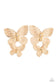 Paparazzi Accessories Blushing Butterflies - Gold