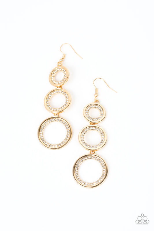Paparazzi Accessories Shimmering in Circles - Gold