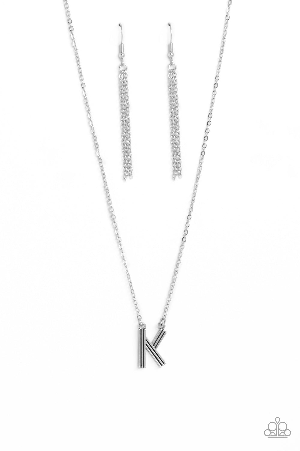 Paparazzi Accessories Leave Your Initials - Silver - K