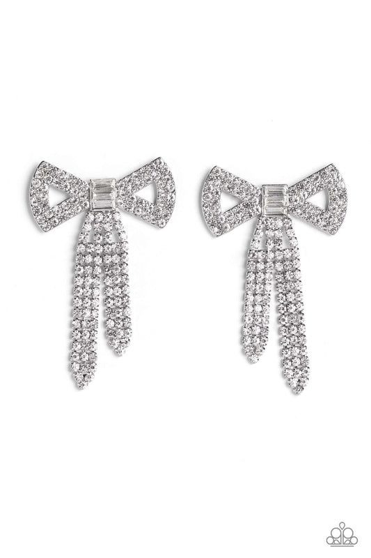 Paparazzi Accessories Just BOW With It - White