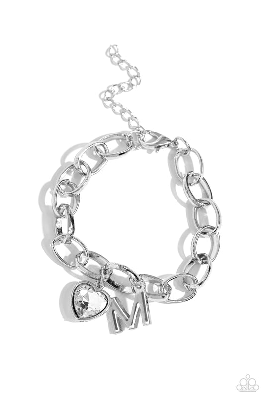 Paparazzi Accessories Guess Now Its INITIAL - White - M