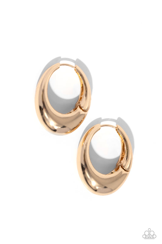 Paparazzi Accessories Oval Official - Gold