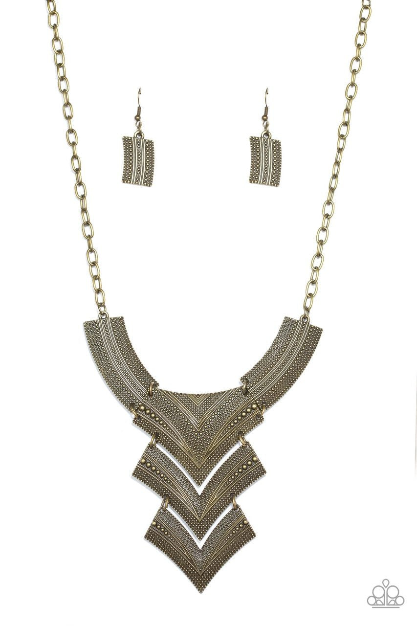 Paparazzi Accessories Fiercely Pharaoh - Brass